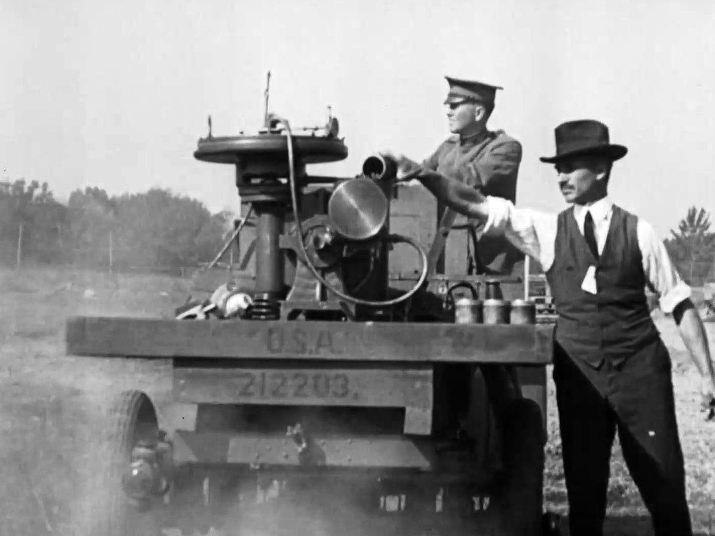 Lombard Centrifuge Gun at Aberdeen Proving Grounds World War I