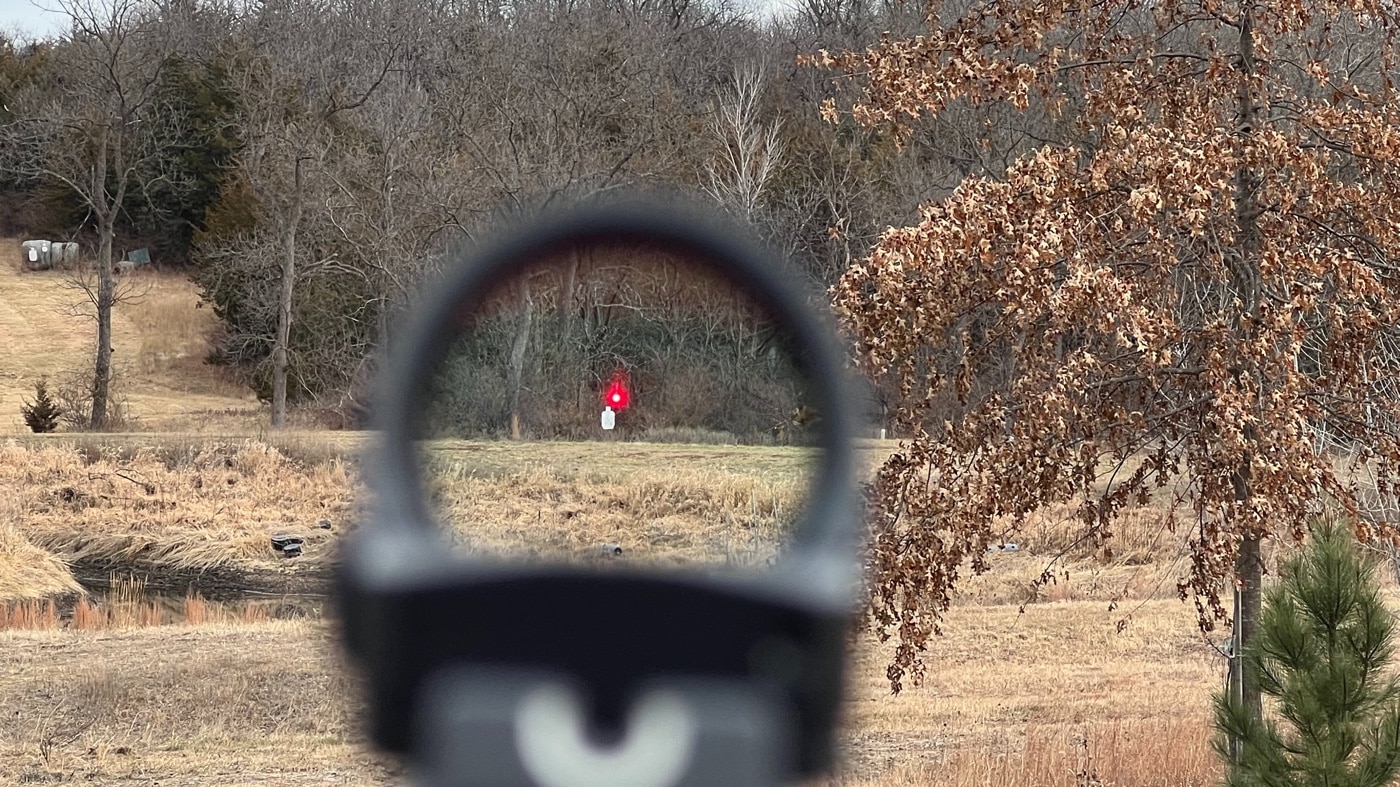 red dot sight in the Gideon Omega optic review