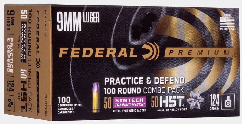 Federal Practice & Defend 9mm 124 gr.