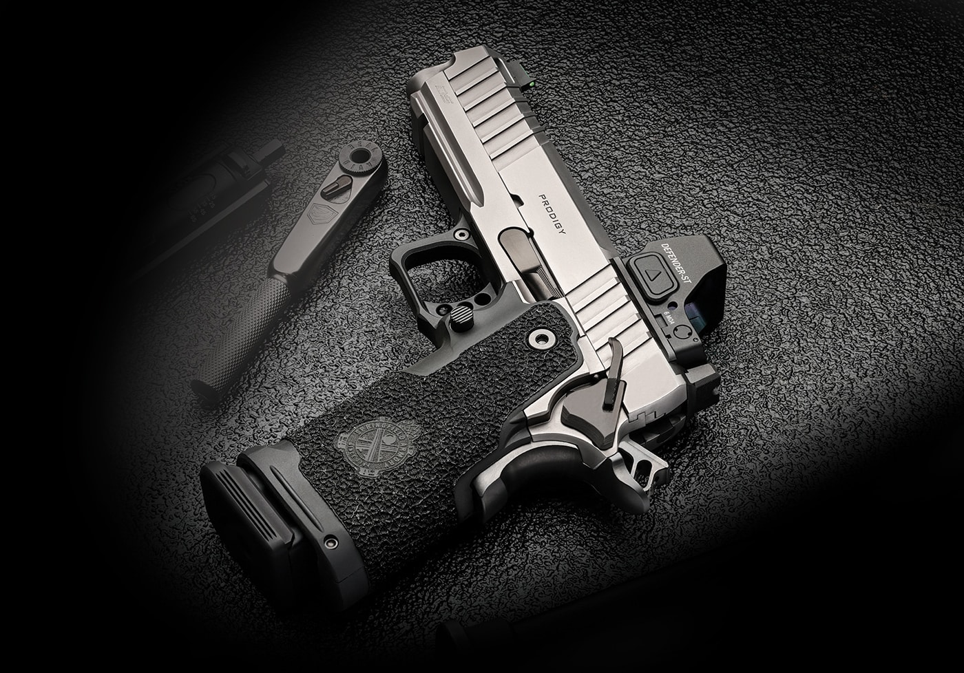 Continuous Precision Custom 1911 DS Prodigy with new grip