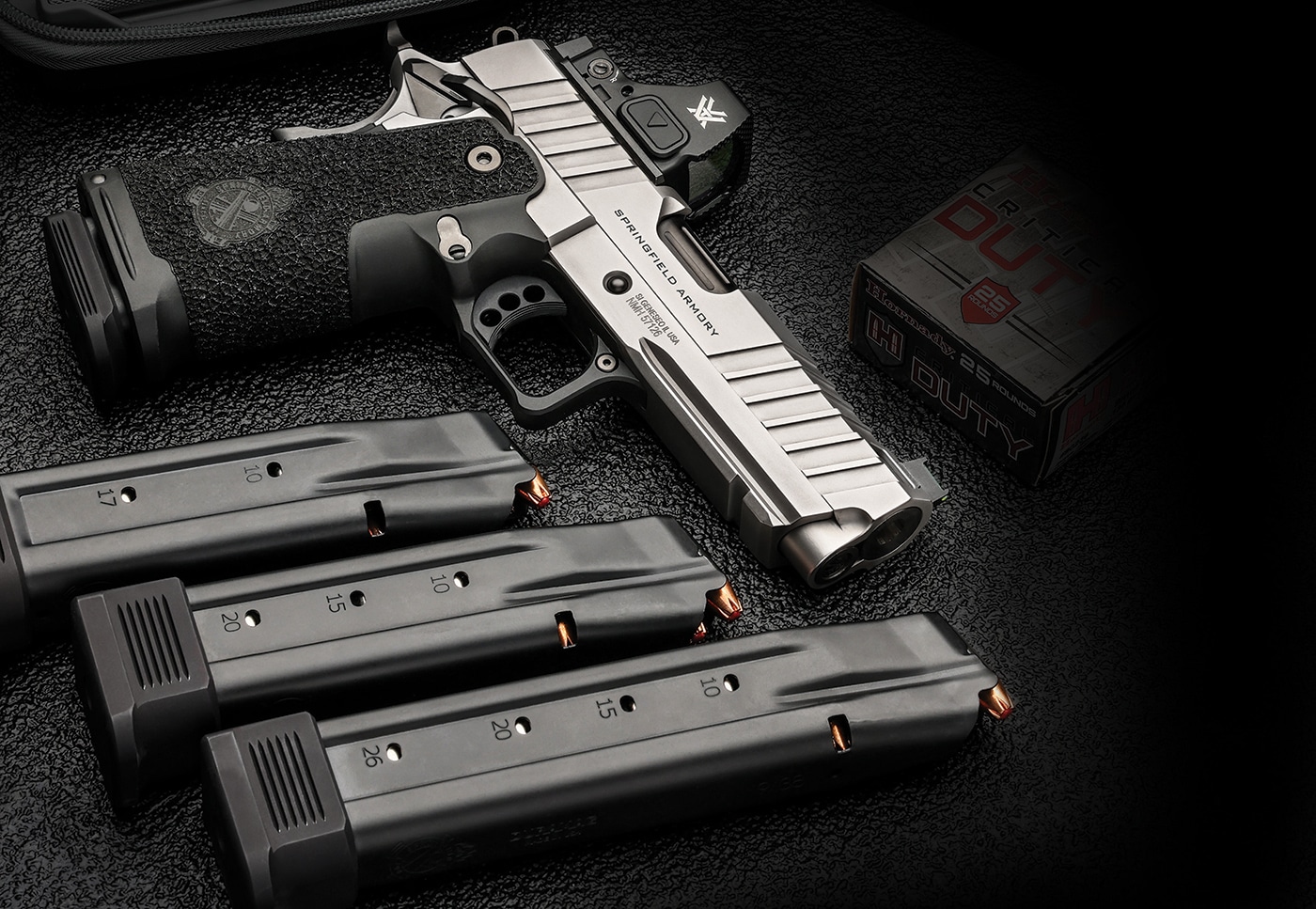 Continuous Precision Custom 1911 DS Prodigy with magazines
