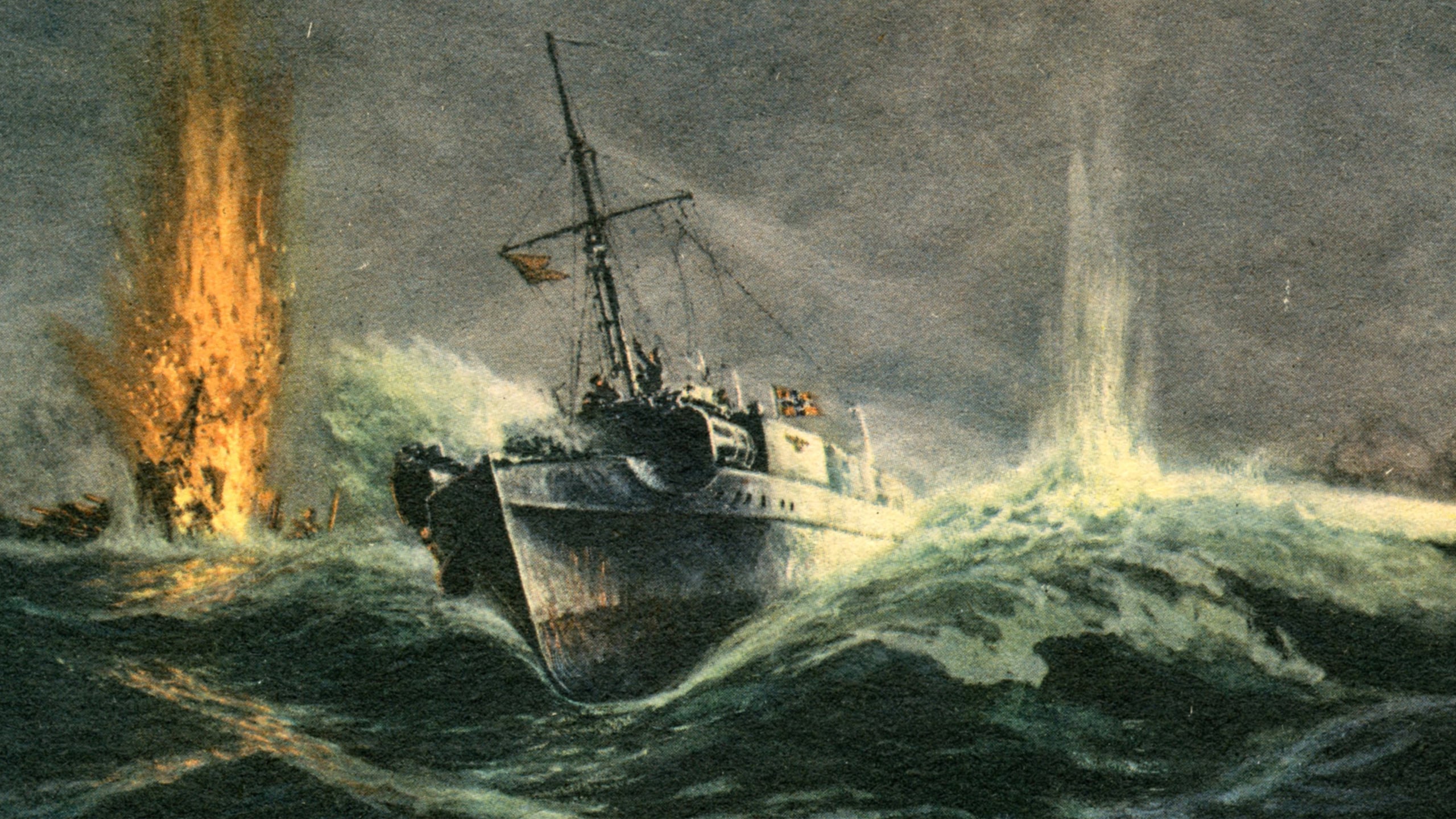 1935’s～★ドイツ国防軍海軍 再軍備★アイアンクロス Ring★ WW2 Exercise Tiger — Kriegsmarine Attack at Slapton Sands - The Armory