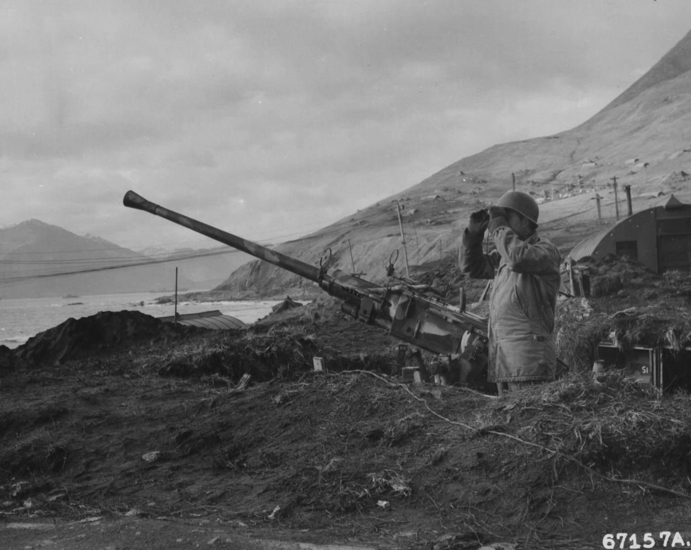40mm AA gun emplacement on Attu Island