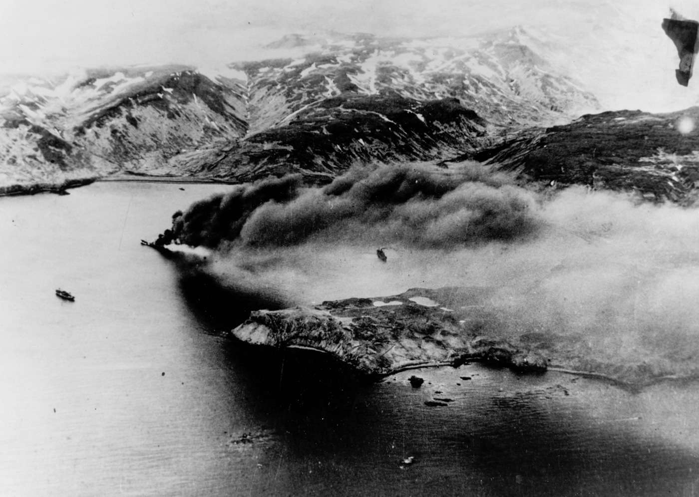 Aleutian Islands Campaign Japanese transport sinking