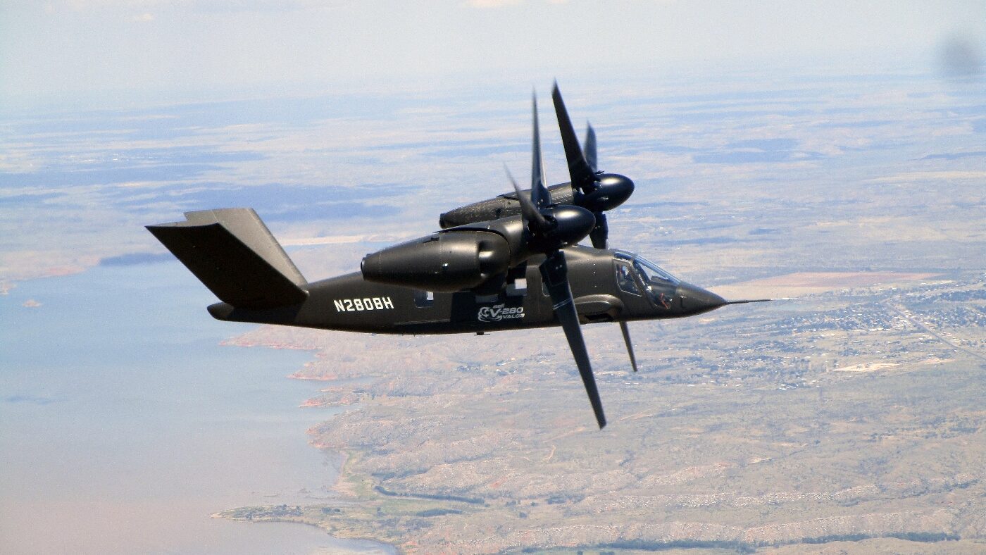 Bell V-280 test flight in Texas
