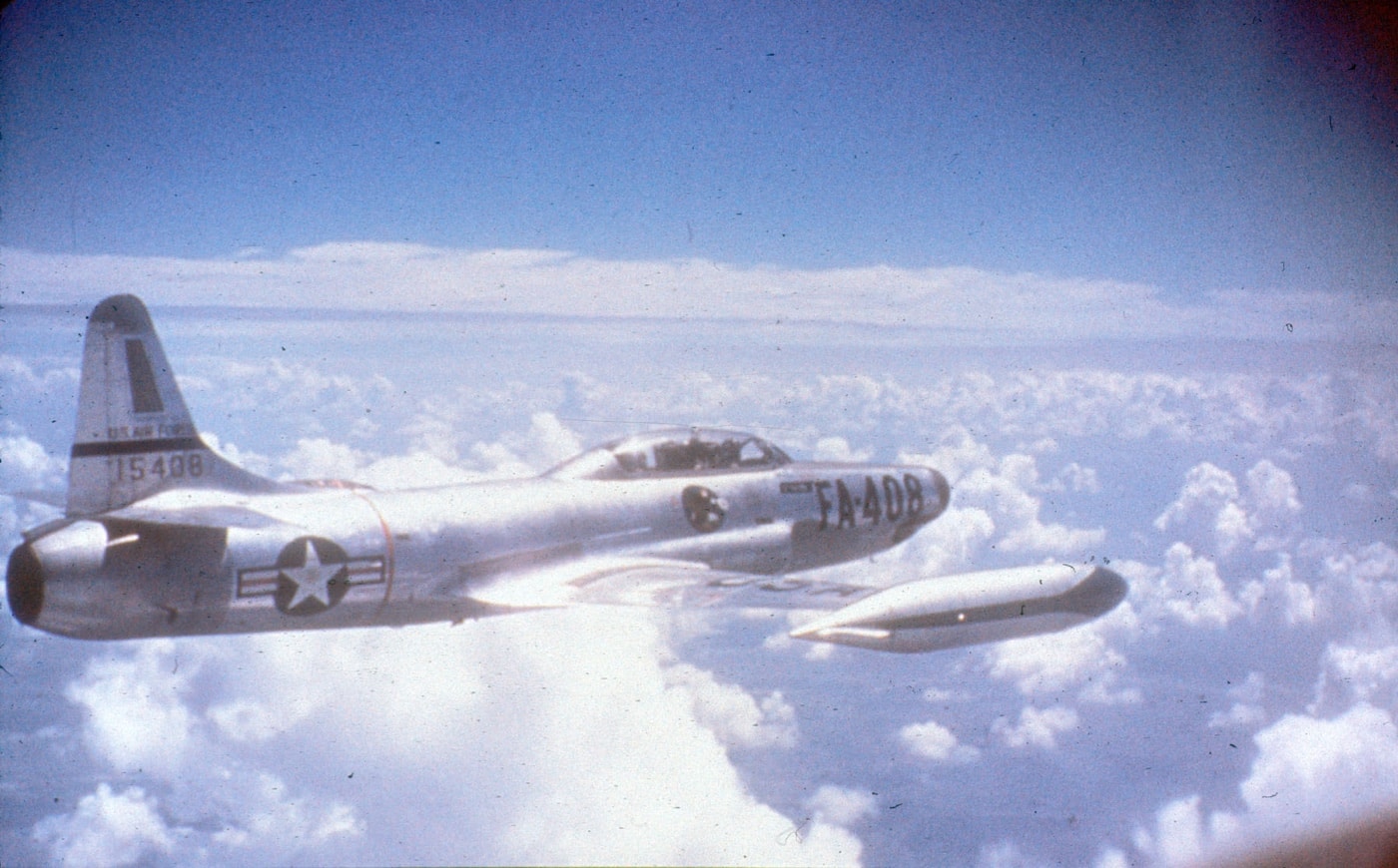 F-94B in Korean War night fighter bomber escort