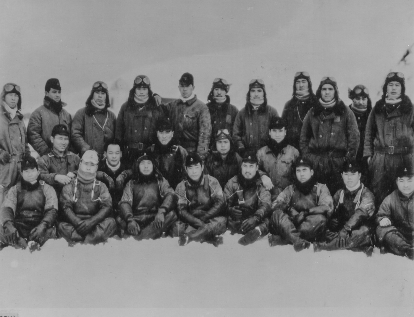 Japanese Naval airmen during Aleutian Islands campaign