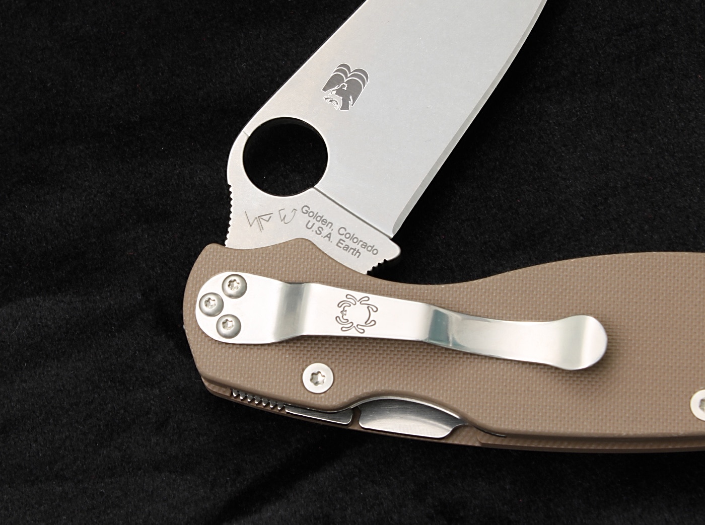 Spyderco made in the USA compression lock