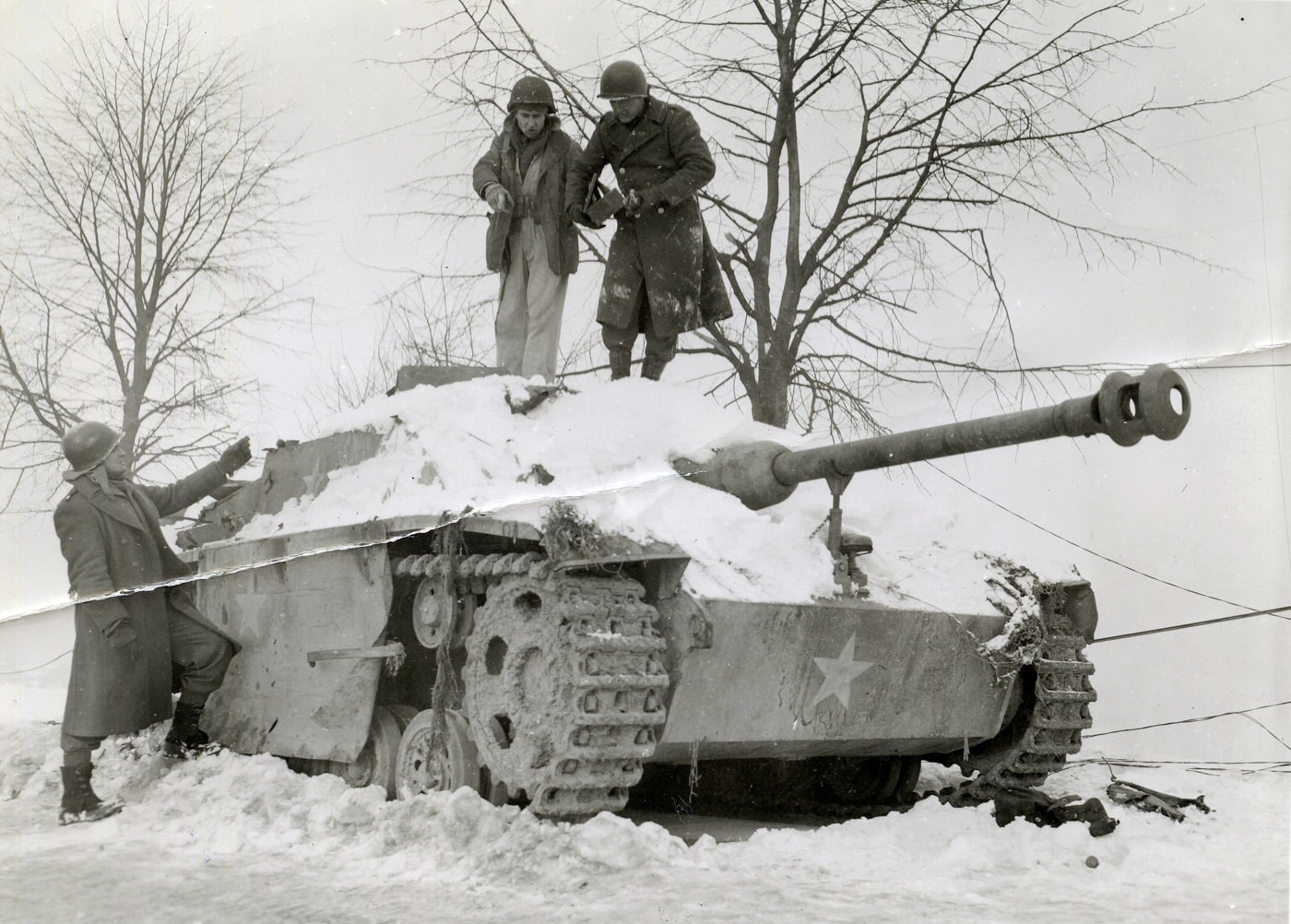 Sturmgeschütz III assault gun during Operation Greif in World War II