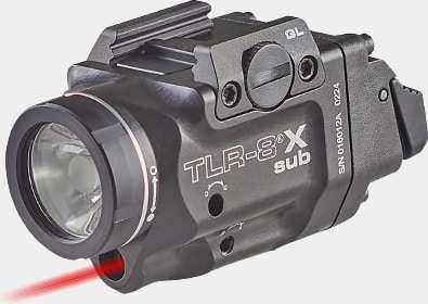 Streamlight TLR-8® X Sub w/ Red Laser