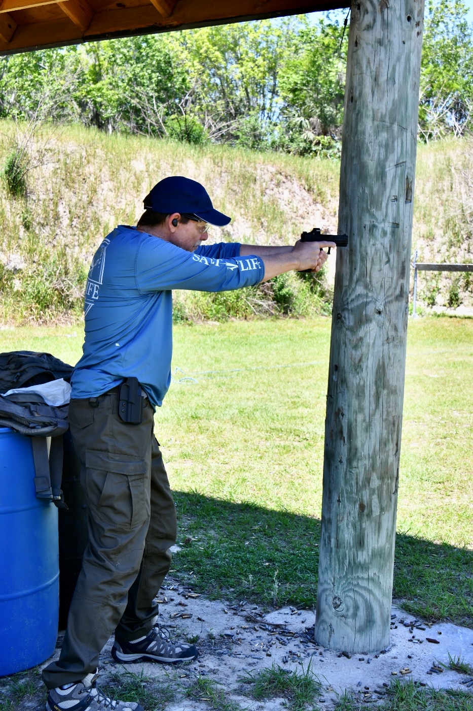 safely shooting on the range