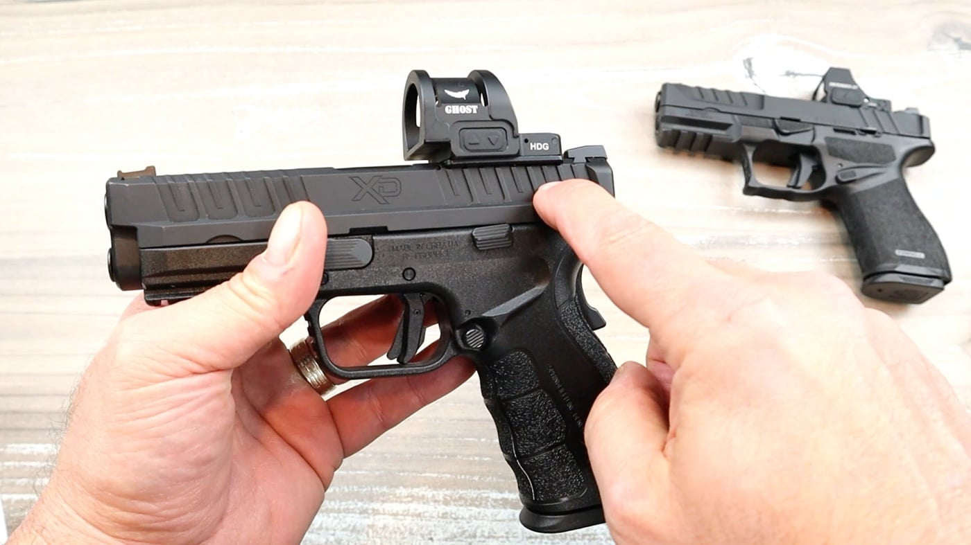 slide serrations on XD Mod 3