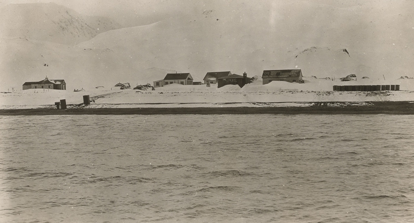 village in the Aleutian Islands in the 1930s