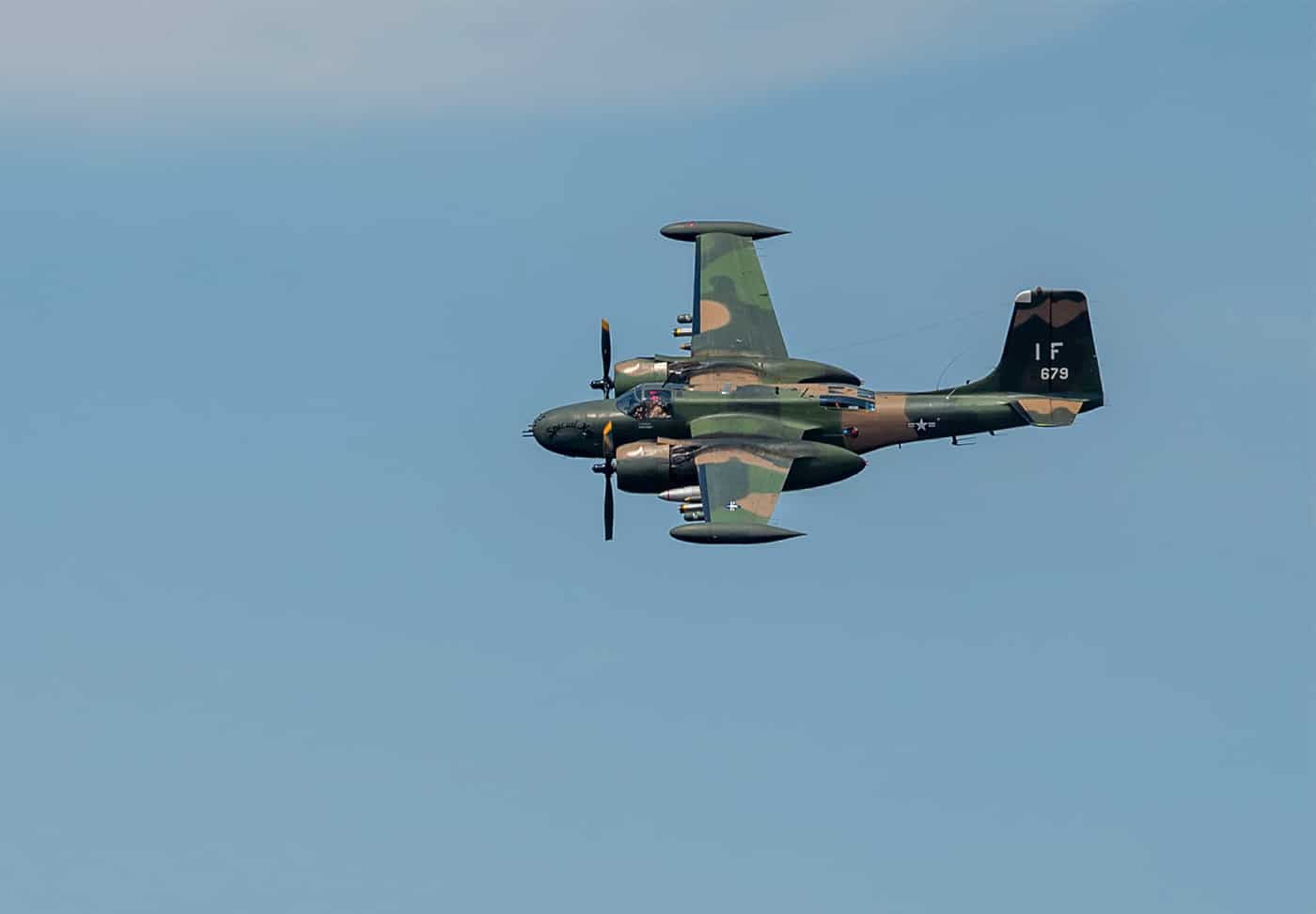 Douglas A-26 Invader at Flight Over the Falls air show in Montana