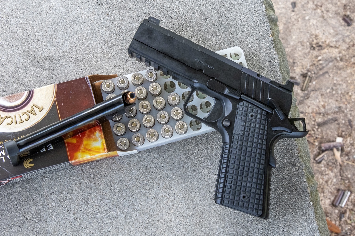 Emissary gun at Pin Shoot