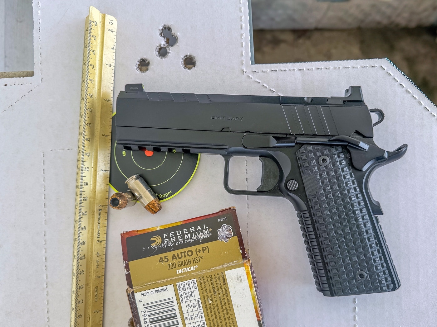 Federal HST +P ammunition in Emissary