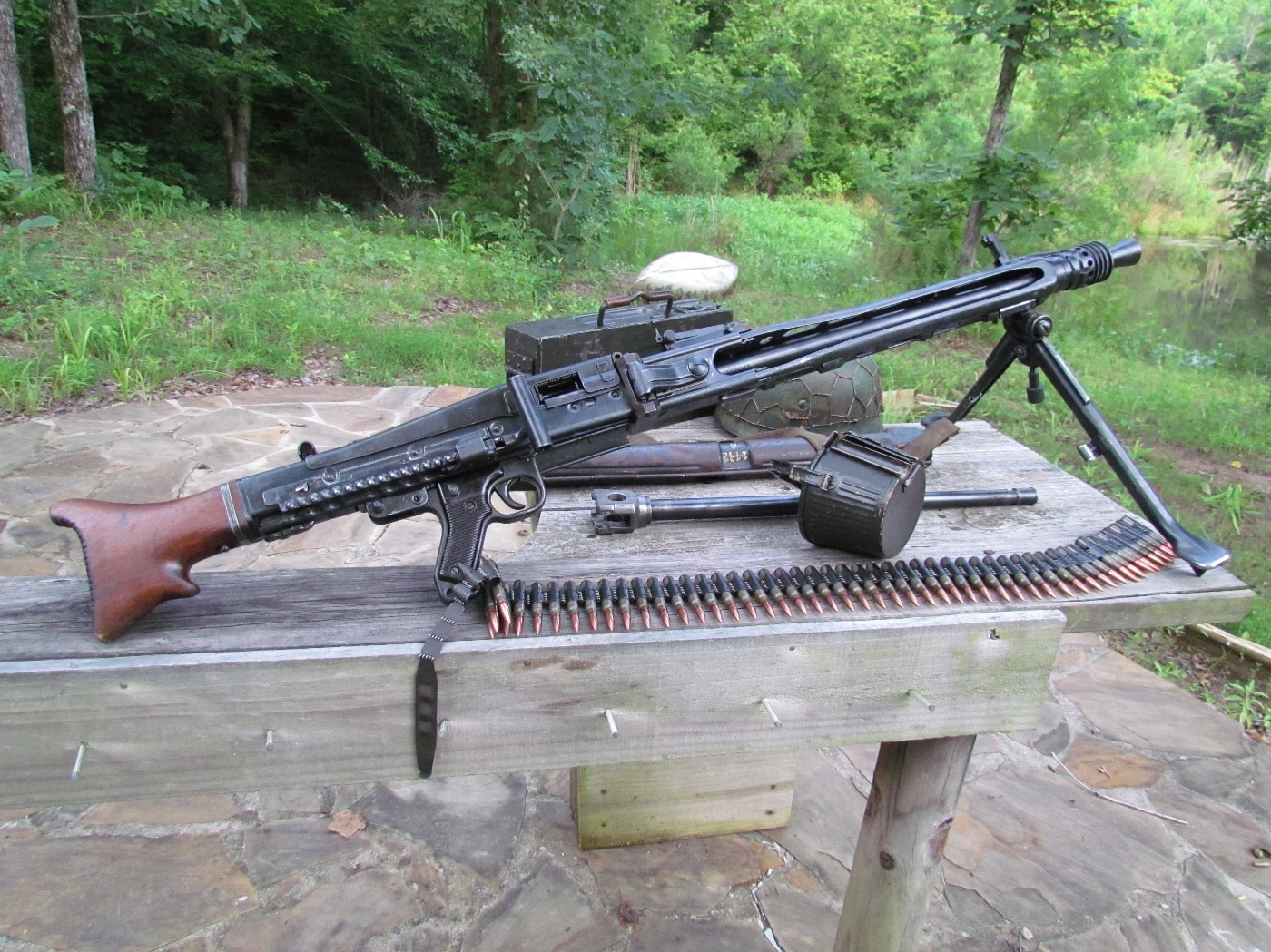 German MG 42 roller delayed blowback machine gun