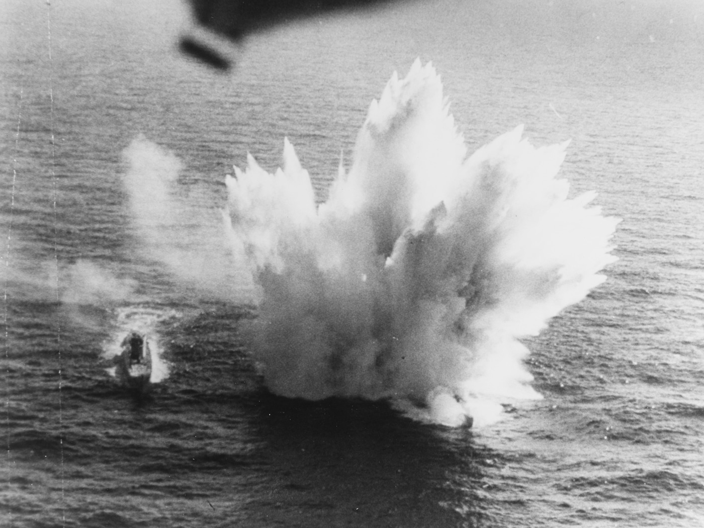 German submarine U-117 is sunk by a Grumman TBF Avenger in the Atlantic Ocean