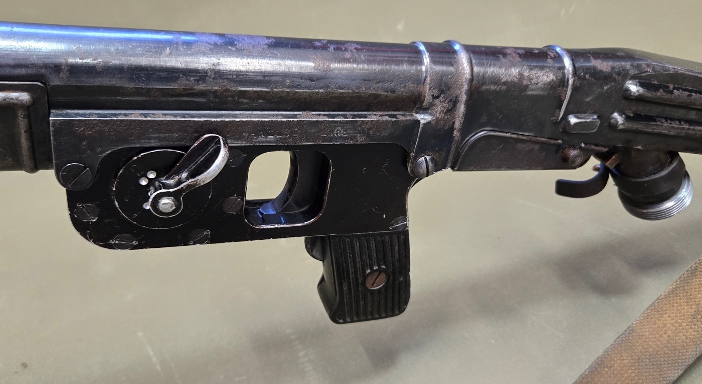 LPO-50 pistol grip and trigger