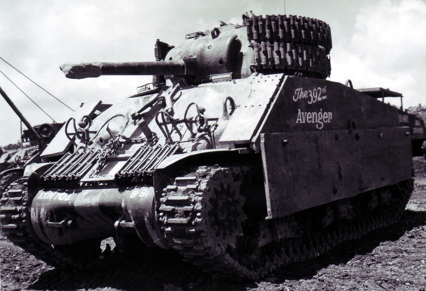 M4 Sherman in Pacific Theater on Okinawa 1945