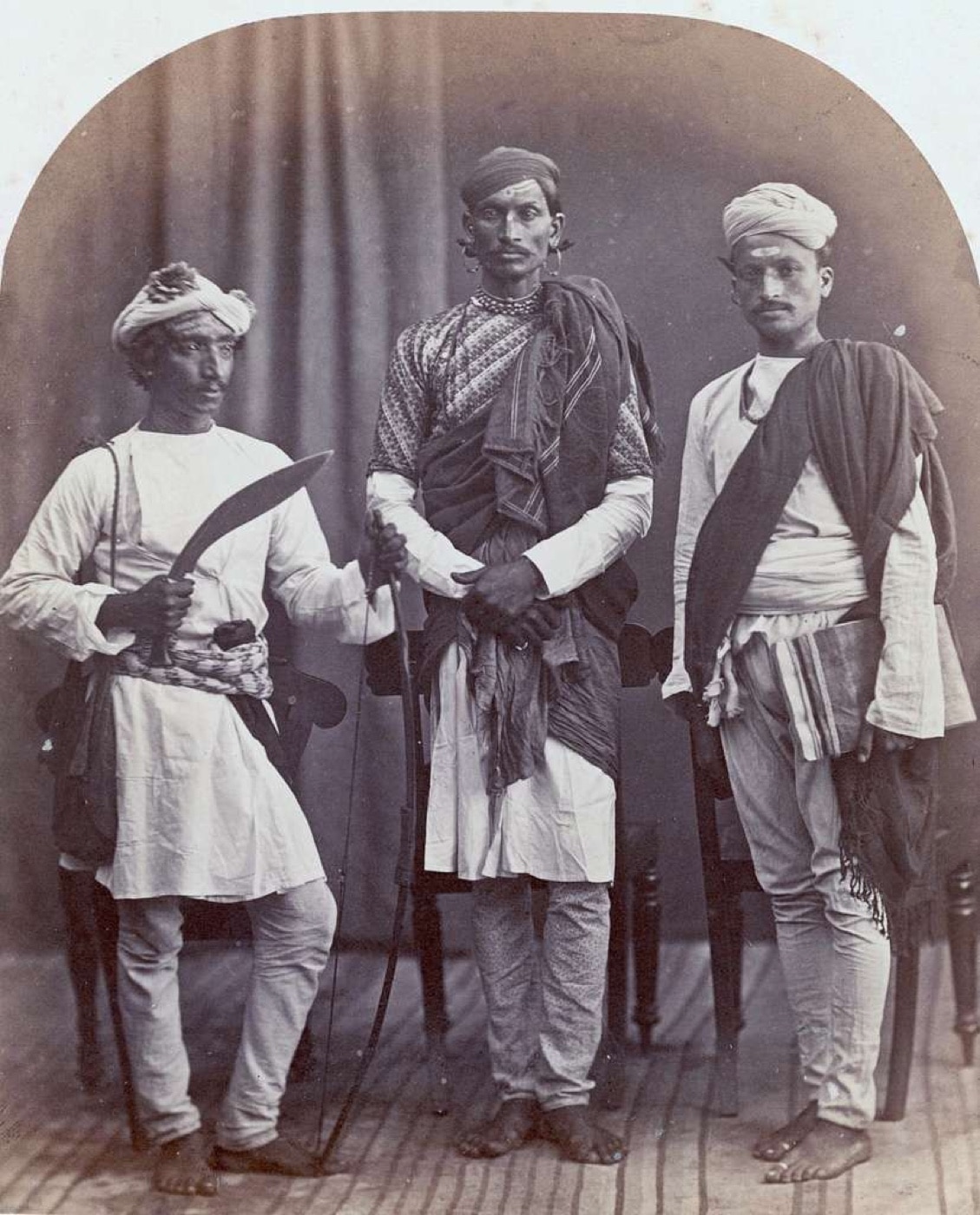 Nepalese Gurkhas in the 1890s