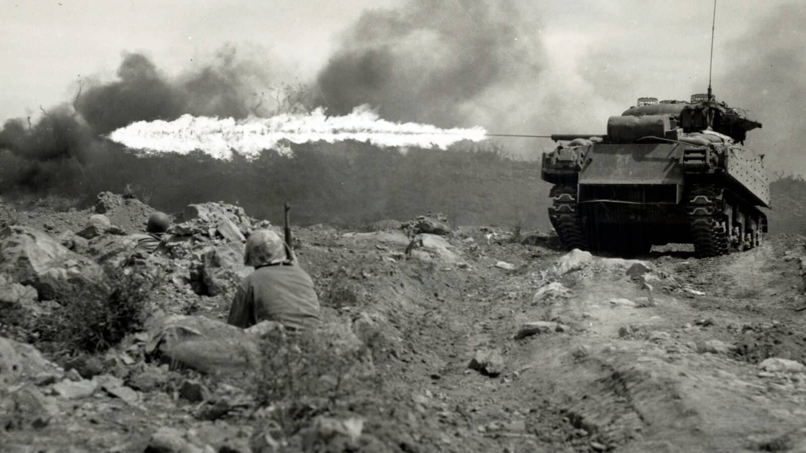 Sherman Tanks: Behemoths of the Pacific Theater