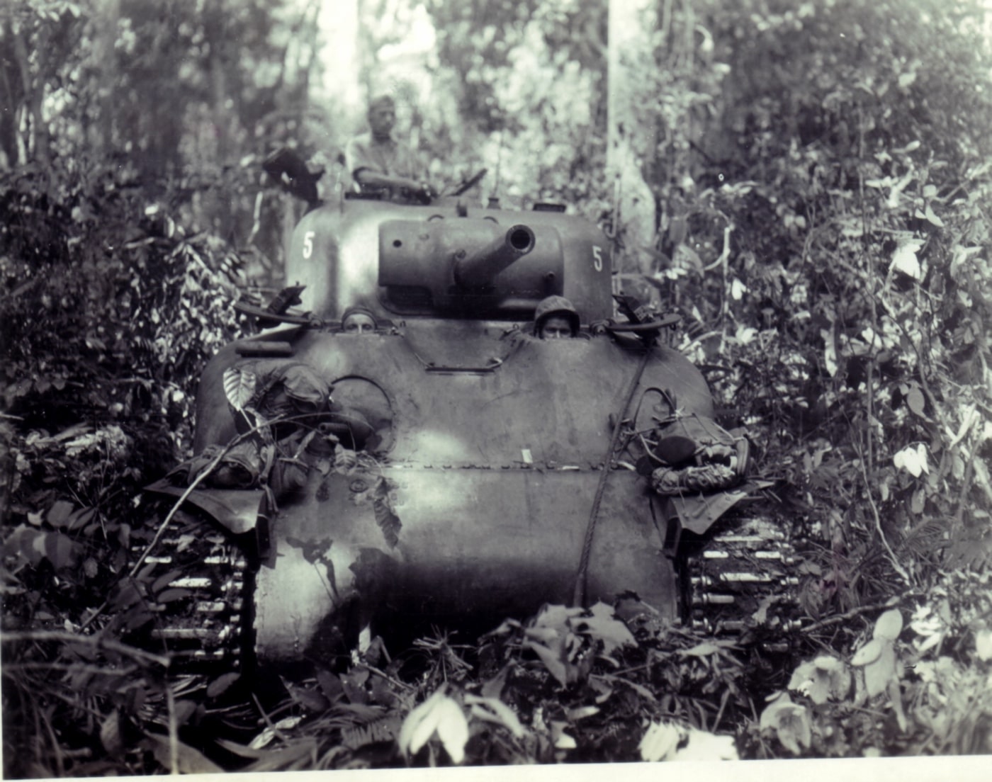 US Marine Corps Sherman tank New Georgia campaign Operation Cartwheel