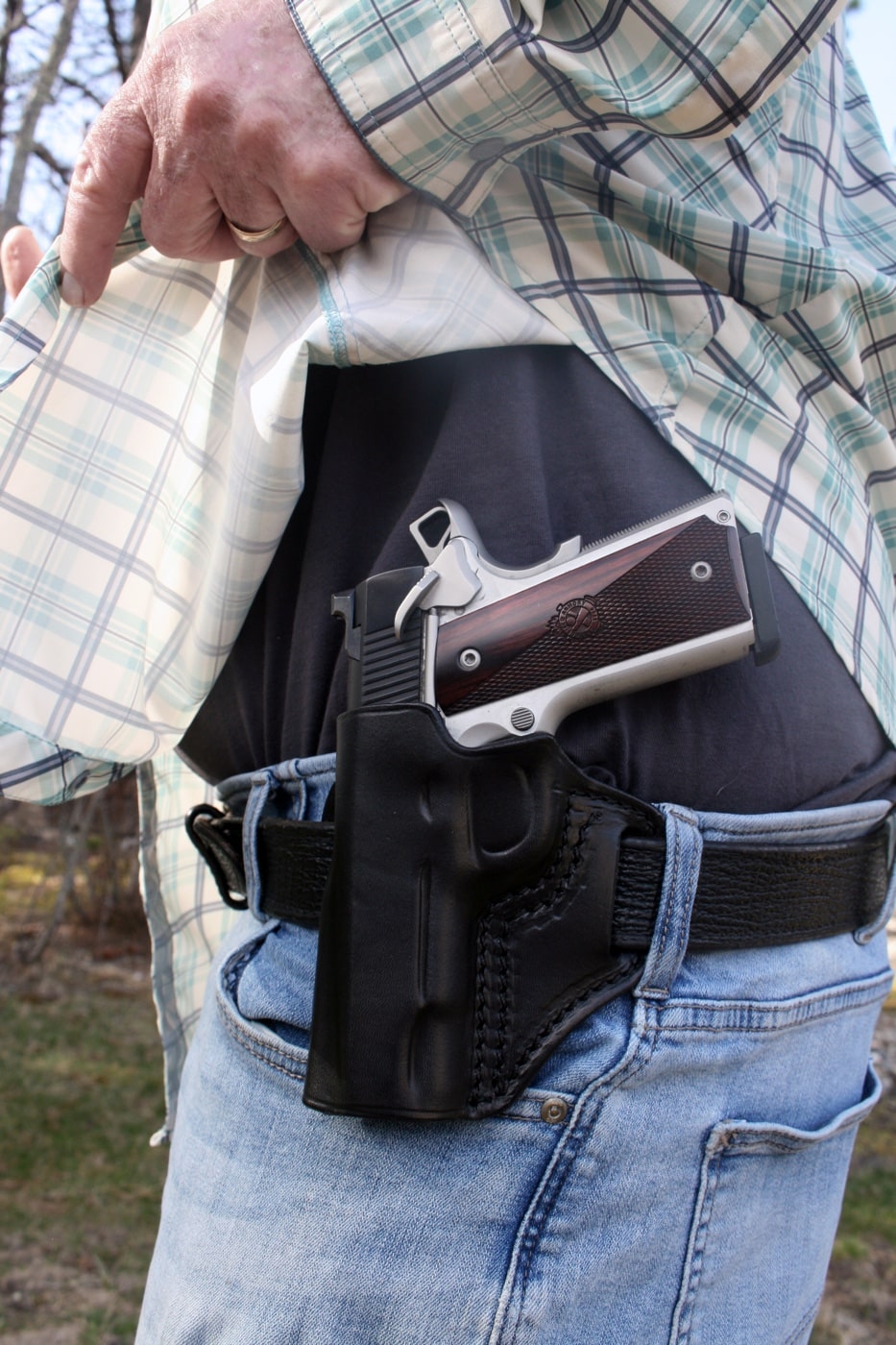 Vertical Speed Scabbard leather holster review