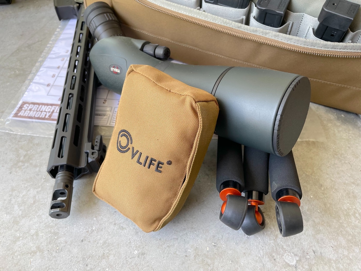 authors rifle gear for the range