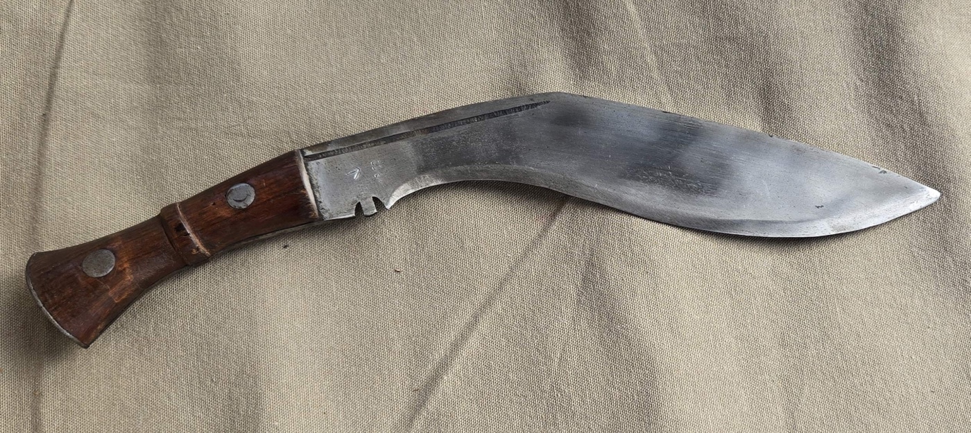 kukri knife from the Second World War