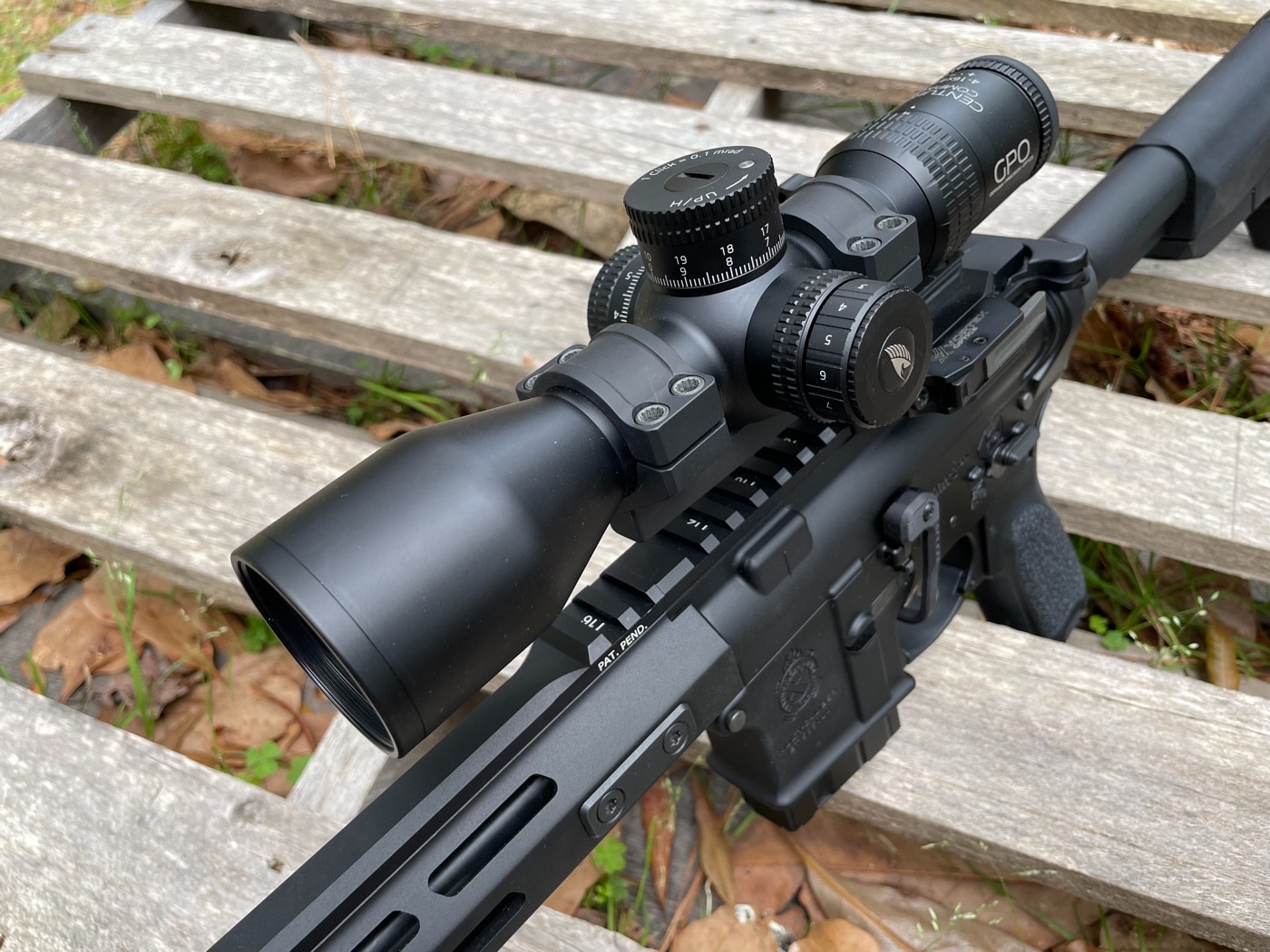 mounting the GPO scope on the Springfield Armory SAINT rifle