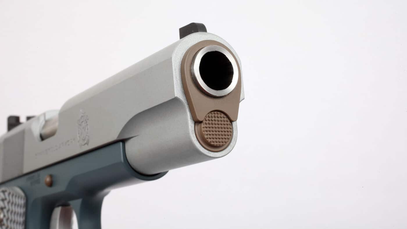 new bushing and muzzle crown on 1911 Mil-Spec
