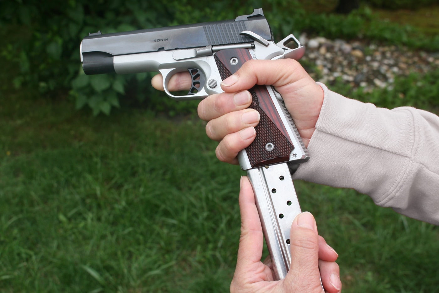 reloading a Springfield Armory Ronin 1911