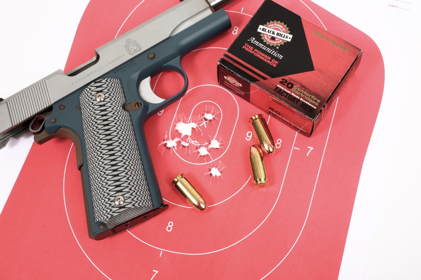 testing the gun with Black Hills ammunition