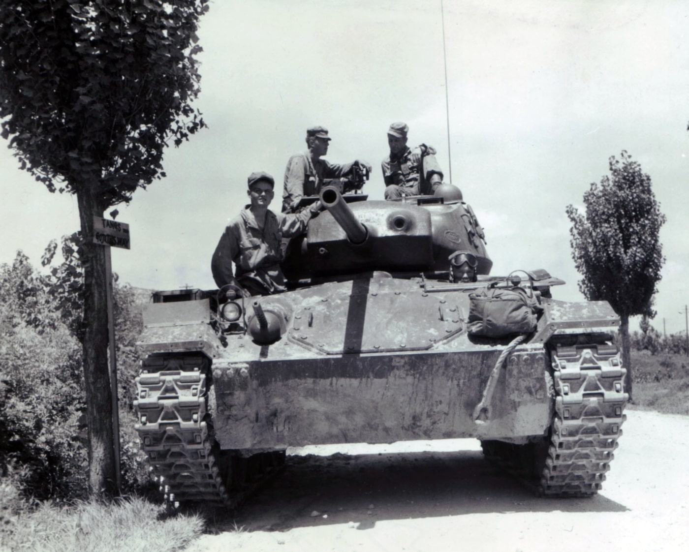 M24 Chaffee tank in the Korean War