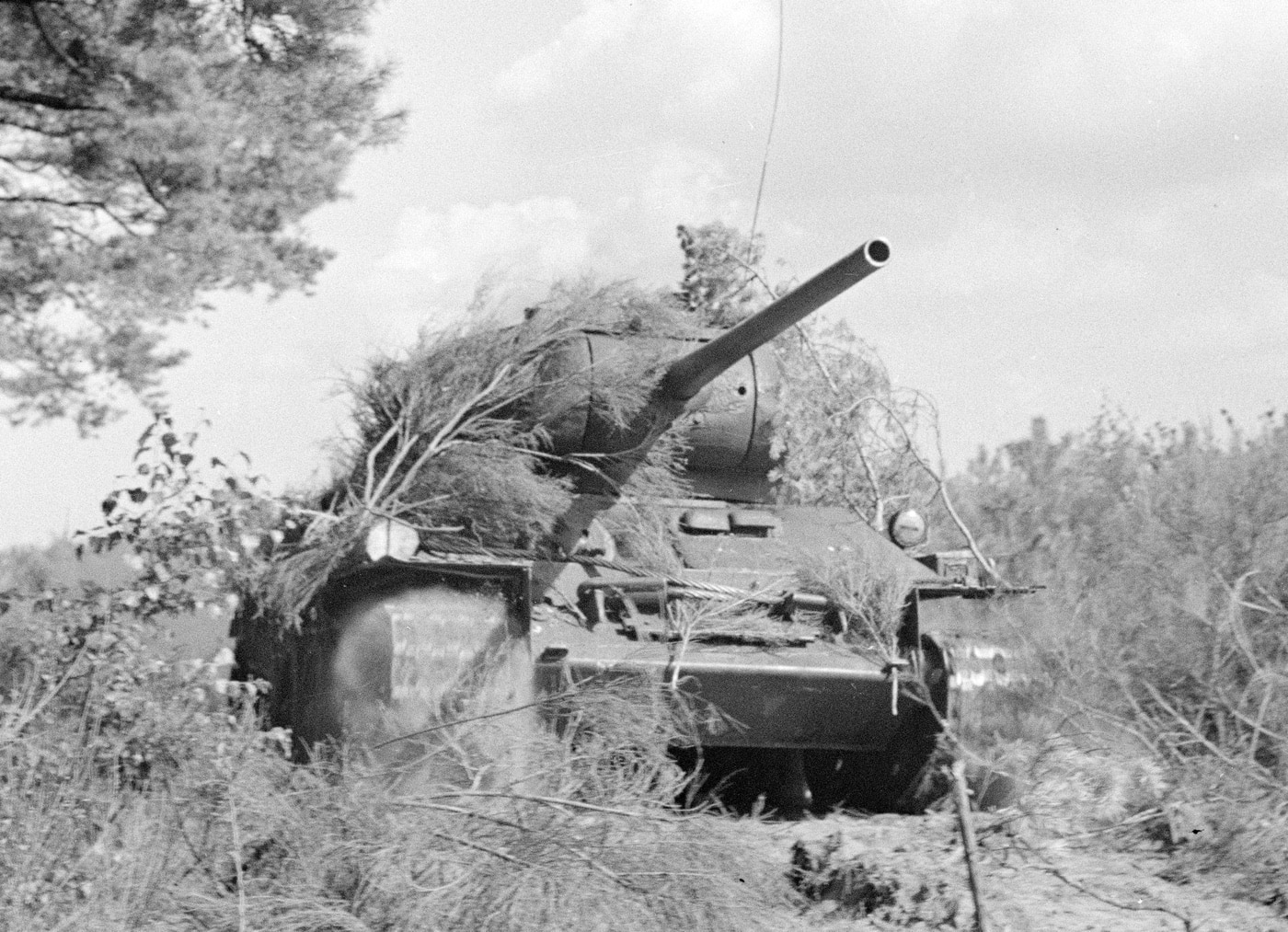 Soviet T-34-85 tank in World War II