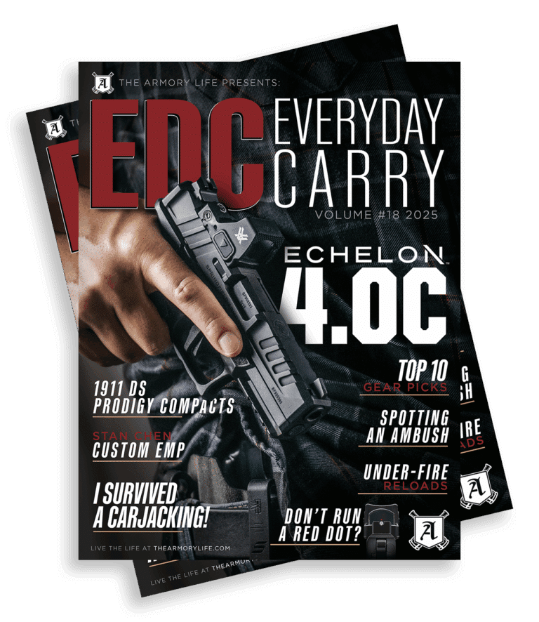 Cover for The Armory Life Digital Magazine Volume 18: EDC