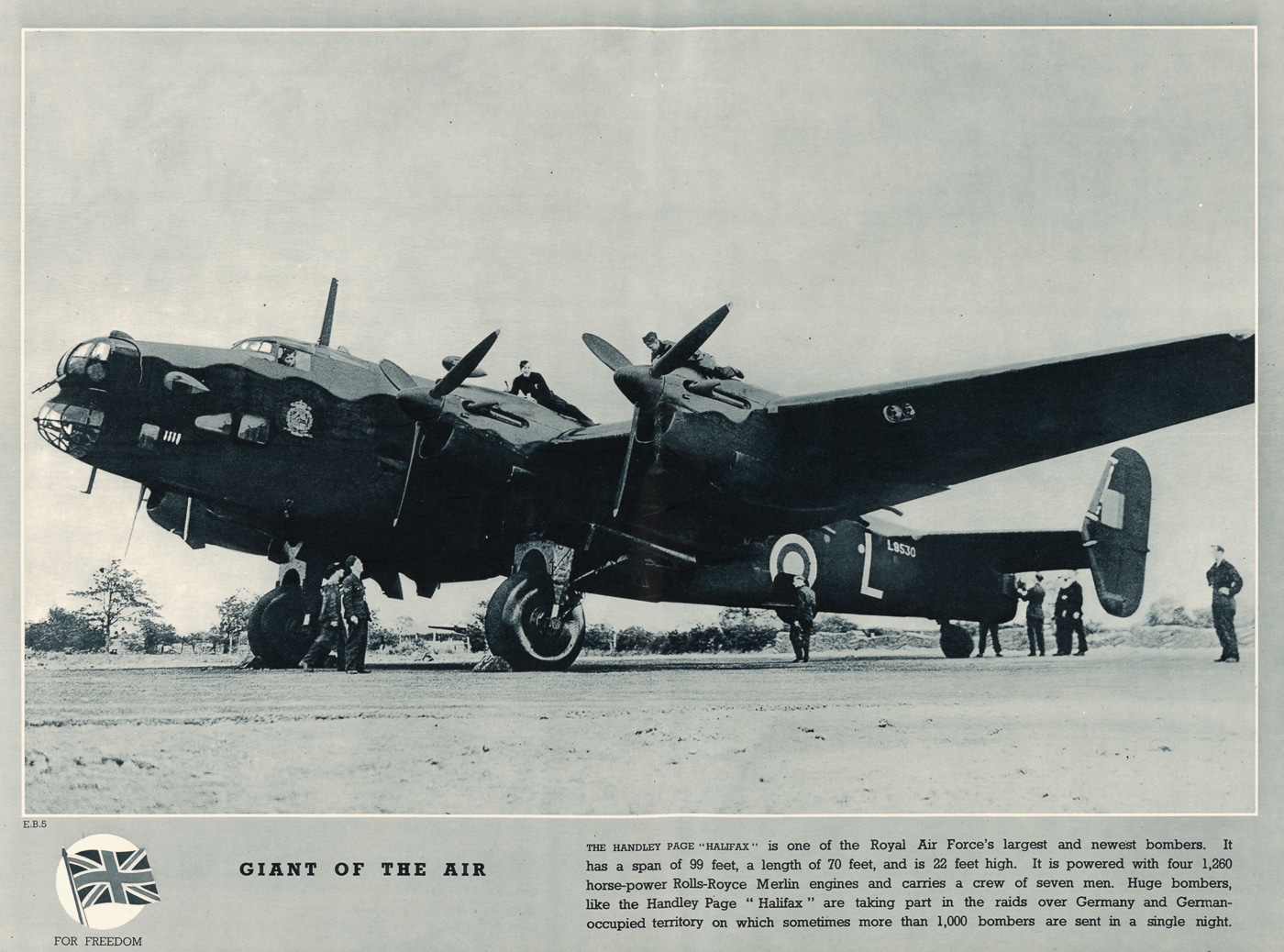 Handley Page Halifax heavy bomber