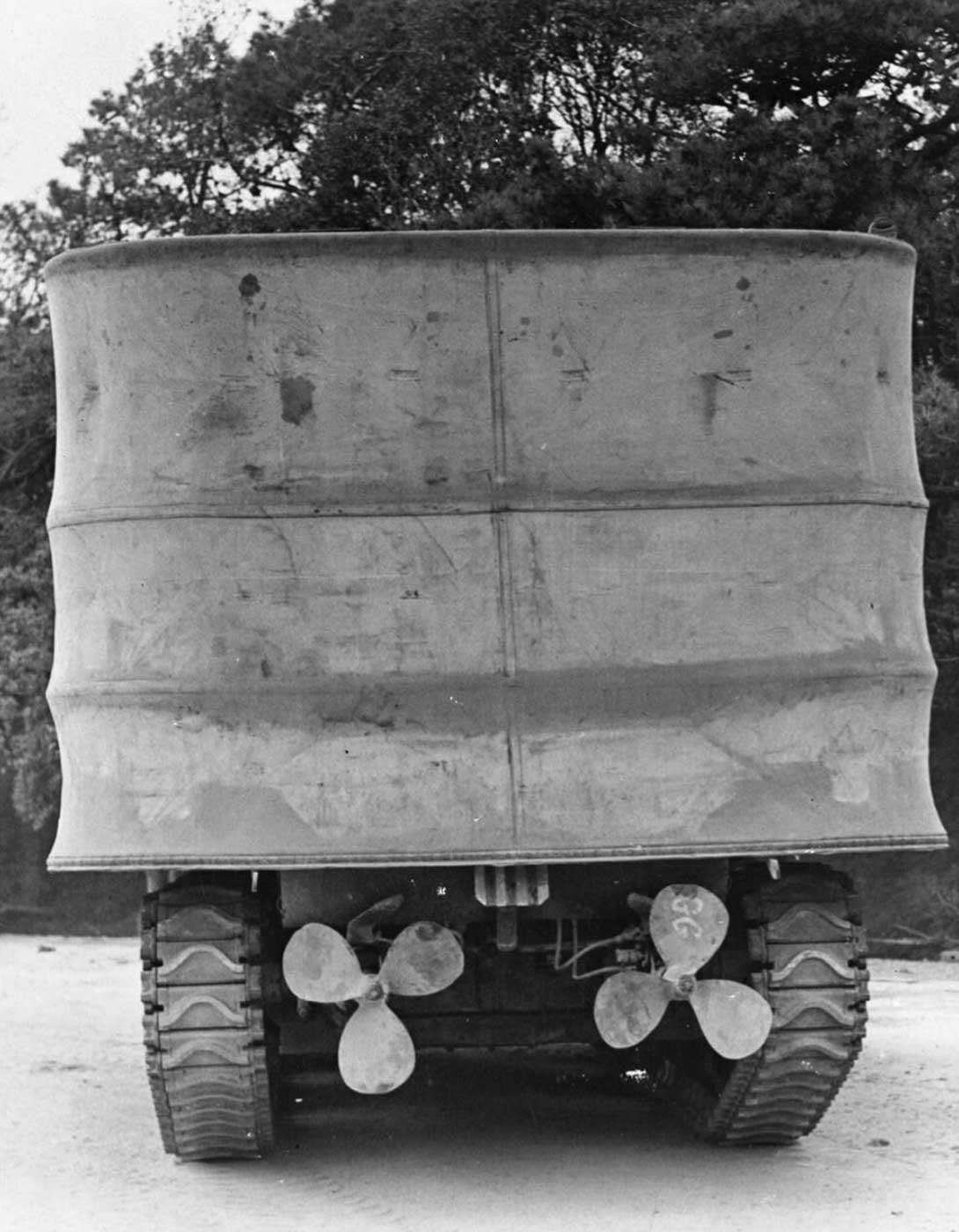 M4 Sherman DD tank with raised screens and propellers