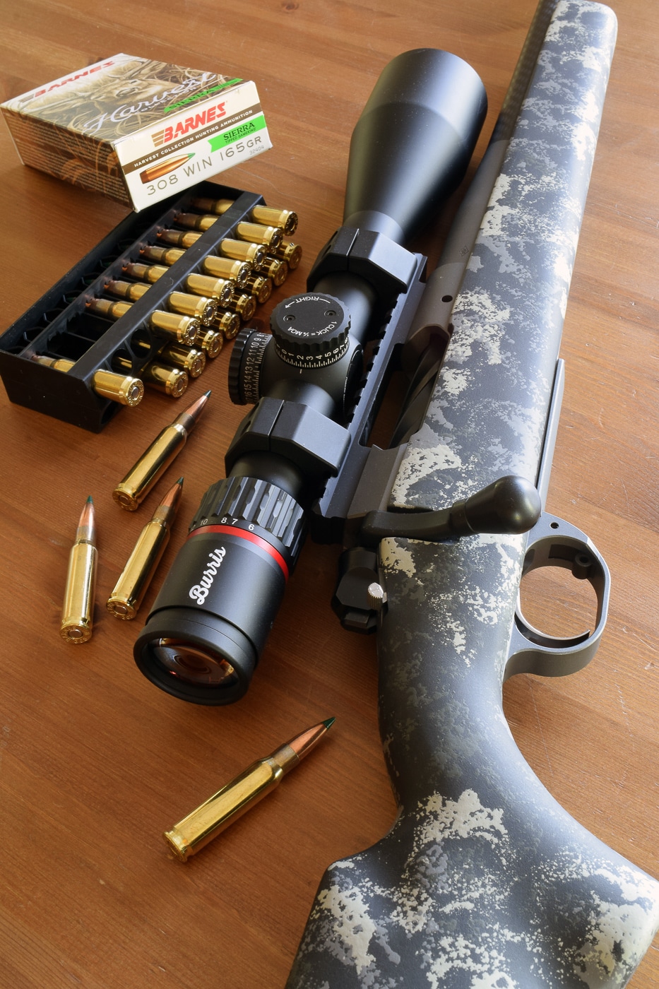 SA rifle with Burris scope