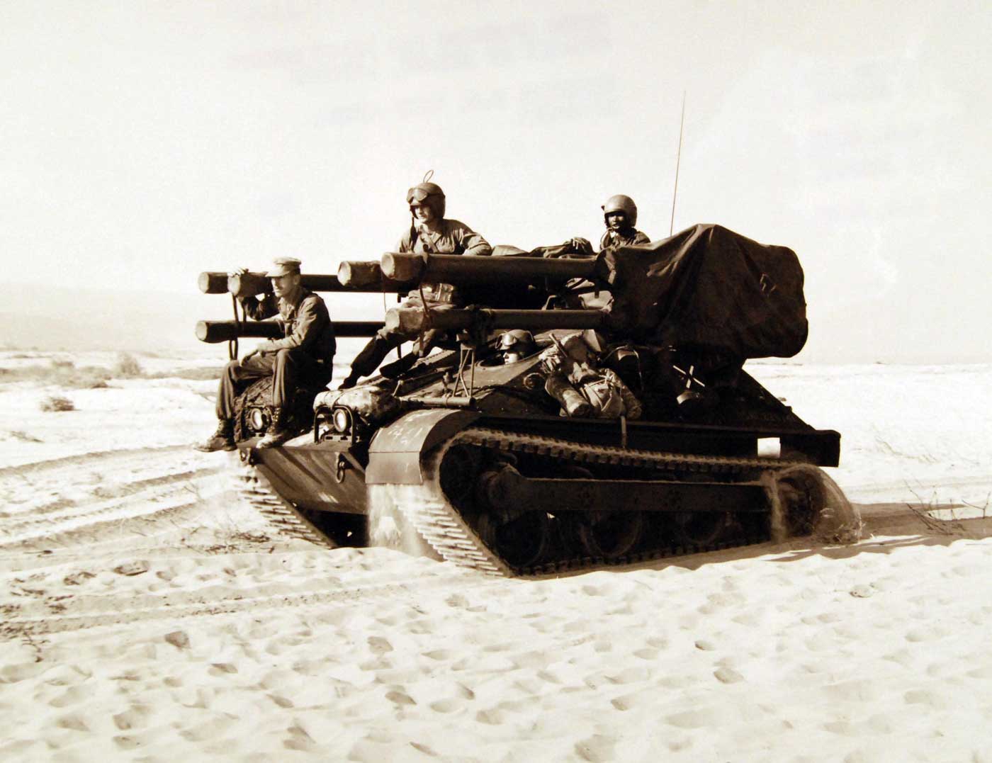 USMC M50 Ontos on Beirut beach