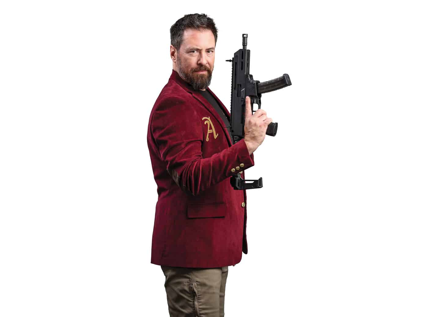 Scott Conditt with Springfield Armory Kuna pistol Cantius Award