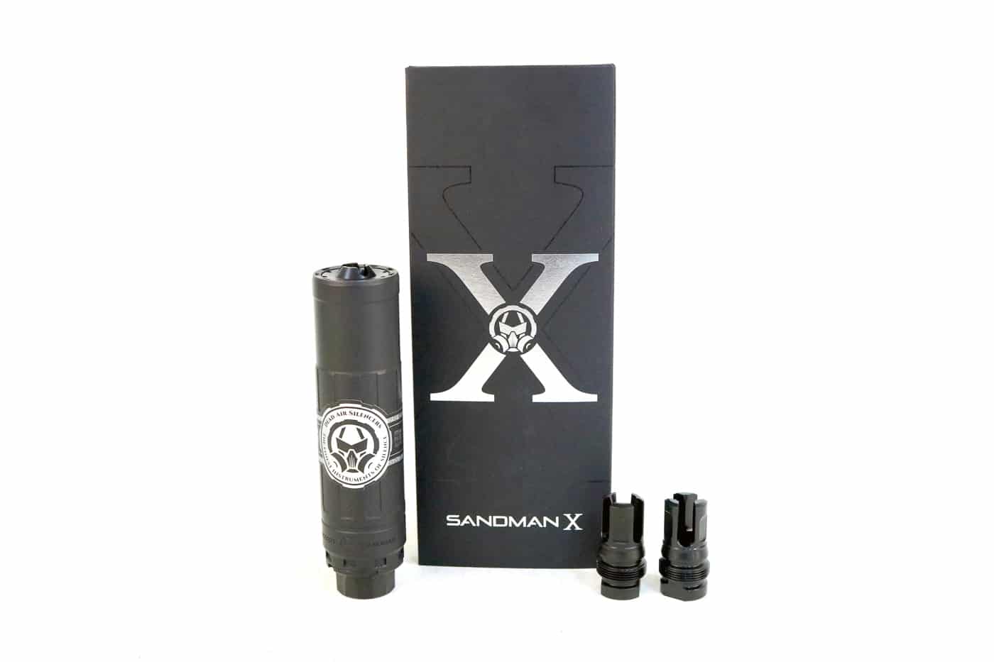 Comprehensive Dead Air Sandman X review examining this state-of-the-art centerfire rifle suppressor through extensive testing on Springfield Armory Hellion and SOCOM 16 CQB host firearms. The .30-caliber sound suppressor features cutting-edge 3D-printed construction using Haynes 282 nickel-based superalloy originally developed for aerospace and industrial gas turbine engine applications where extreme temperature resistance and structural integrity are critical. Dead Air's proprietary Triskelion Gas Management System incorporates three conventional cone baffles plus two patent-pending Triskelion baffles to maximize acoustic performance while minimizing back pressure, reducing muzzle flash, and dissipating heat effectively. The Sandman X rifle suppressor weighs just 14.5 to 16.8 ounces depending on KeyMo or Xeno mounting system selection, with overall length between 6.4 and 6.9 inches and 1.65-inch diameter making it exceptionally compact for its performance class. Available in black or FDE Cerakote finish, the full-auto rated suppressor can handles chamberings from 5.56 NATO through .300 Remington Ultra Magnum without careful handling required by aluminum or titanium alternatives. Testing validates the Sandman X's claims of reduced back pressure that prevents the asphyxiating ammonia smell common when firing suppressed rifles in enclosed spaces.