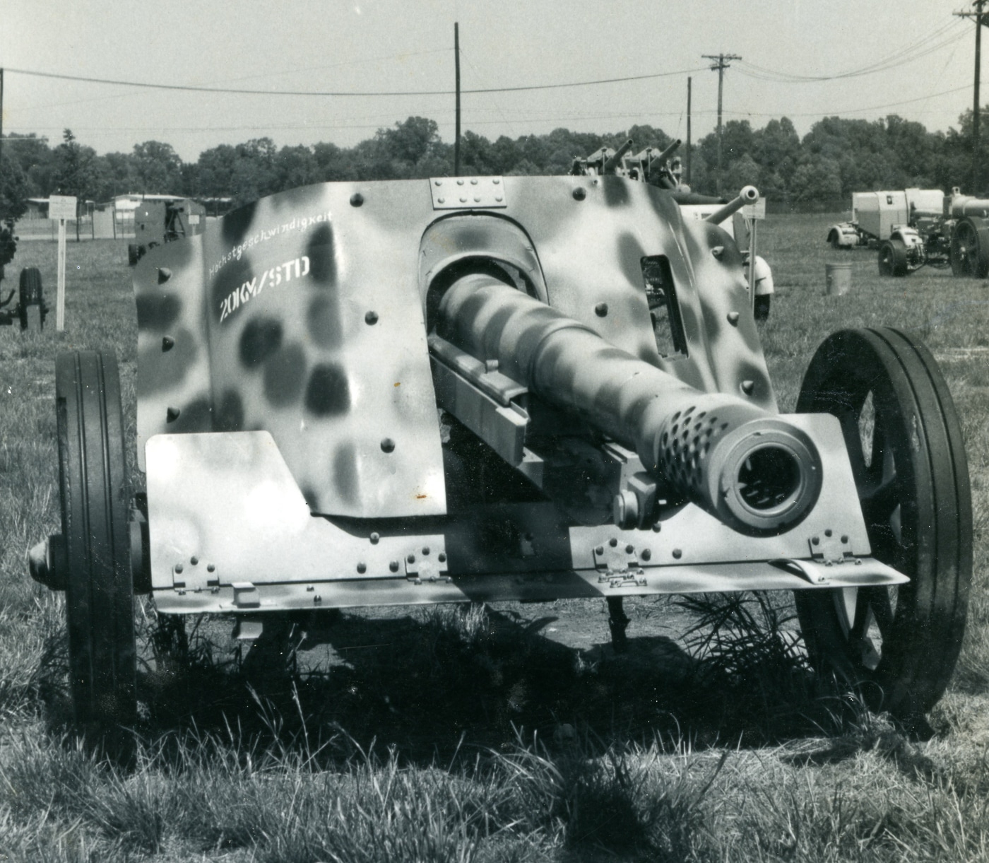 German 7.5 cm Pak 97-38 at the Aberdeen proving grounds in the 1950s