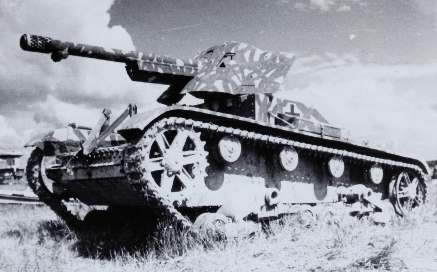 German 7.5 cm Pak 97:38 mounted on Soviet T-26 infantry tank chassis