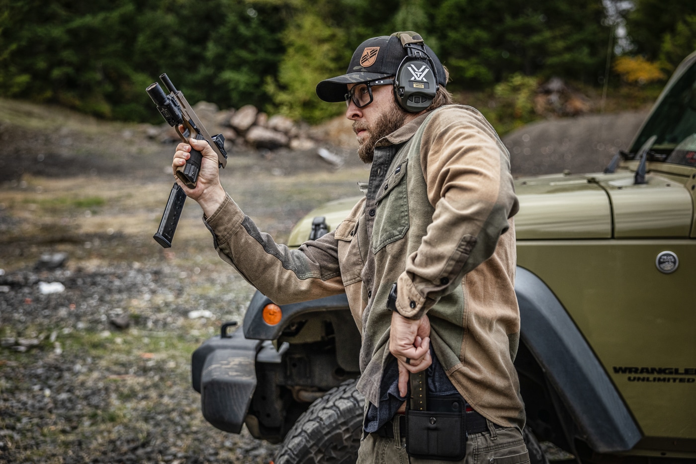 author reloading Springfield Armory Operator 1911 pistol