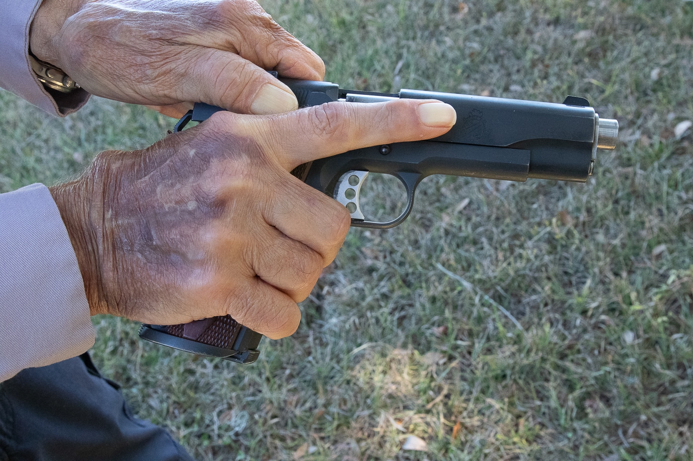 conducting a chamber check
