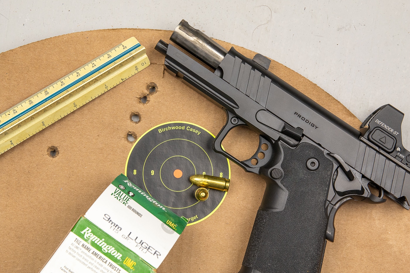 target shot rapid fire at 25 yards with Remington UMC value priced ammunition