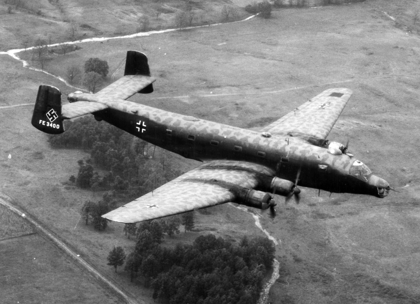 German Junkers Ju 290 transport maritime patrol plane