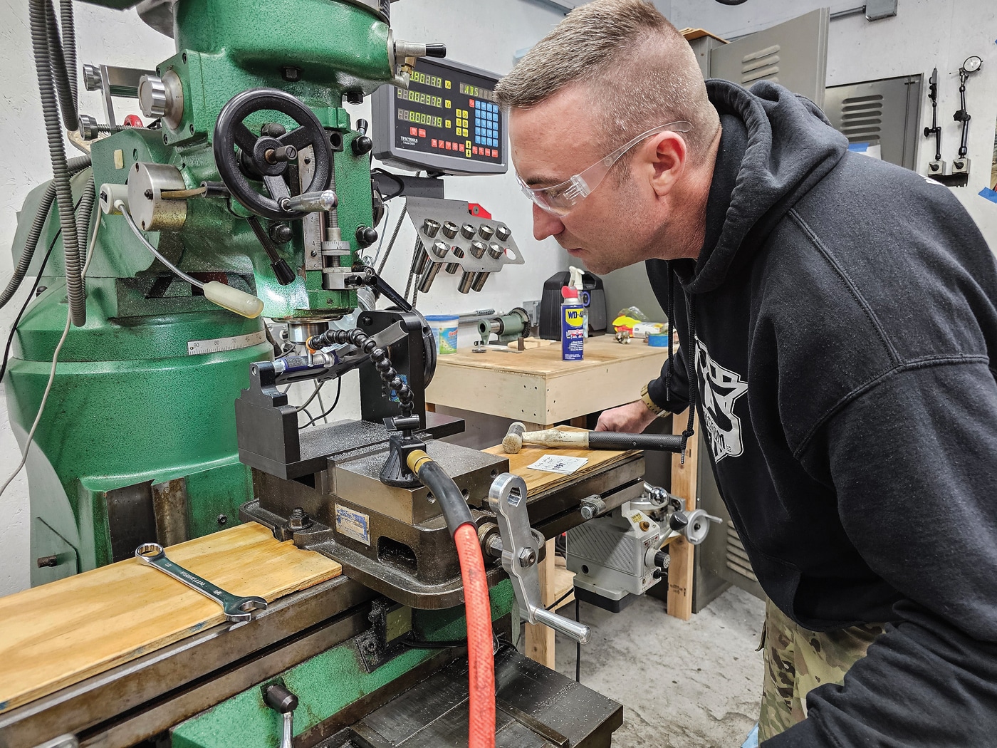 HS Custom milling frontstrap of Garrison pistol